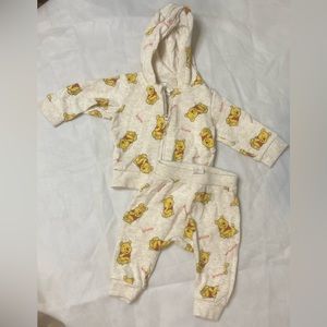H&M Winnie the Pooh jogger set.